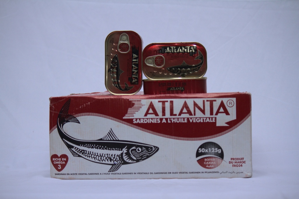 Atlanta Sardines (50x125g)